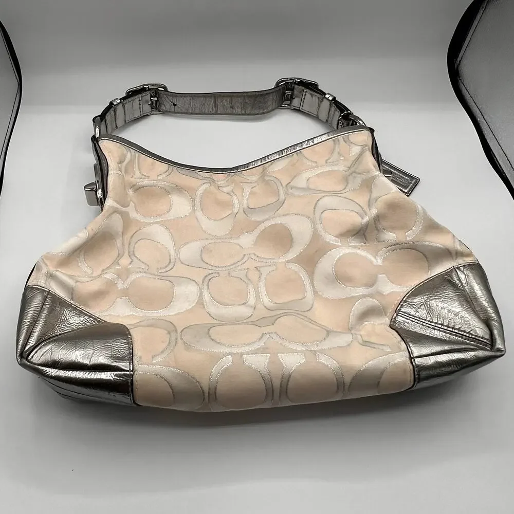 COACH Y2K Signature Jacquard Hobo Shoulder Bag